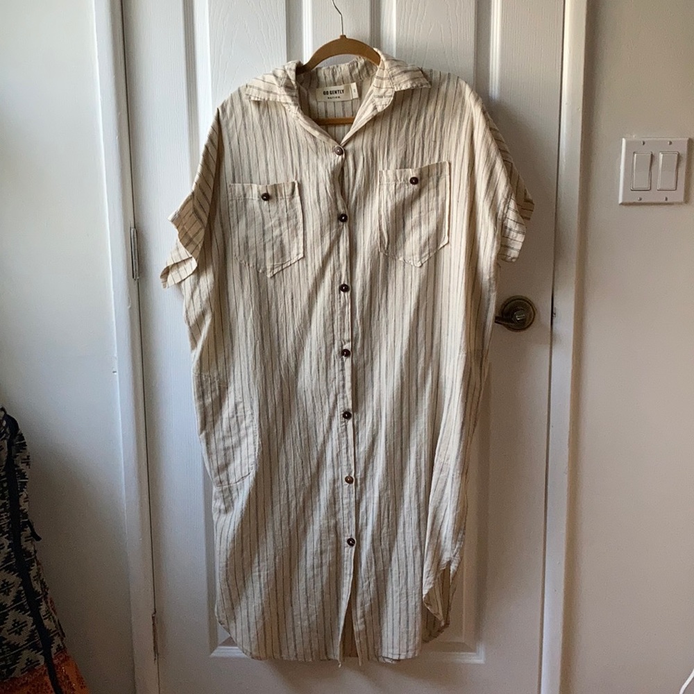 Oversized button up kaftan